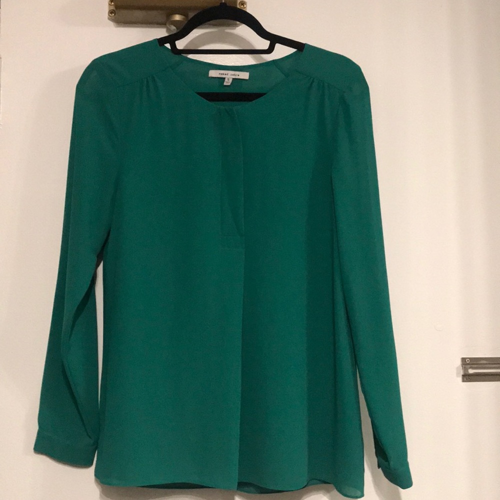 Green blouse